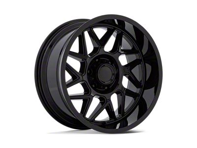 Moto Metal Turbine Gloss Black Wheel; 20x9 (20-24 Jeep Gladiator JT)