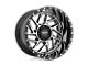 Moto Metal Breakout Gloss Black Machined Wheel; 20x9; 0mm Offset (05-10 Jeep Grand Cherokee WK)