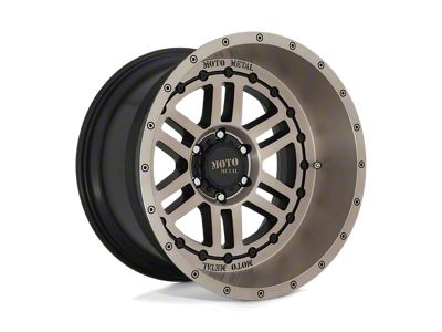 Moto Metal Deep Six Satin Black with Bronze Tint Wheel; 22x12; -44mm Offset (22-24 Jeep Grand Cherokee WL)