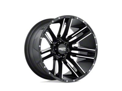 Moto Metal Razor Satin Black Machined Wheel; 20x9; 18mm Offset (22-24 Jeep Grand Cherokee WL)