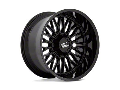 Moto Metal Stinger Gloss Black Wheel; 22x12 (22-24 Jeep Grand Cherokee WL)