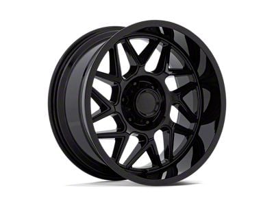 Moto Metal Turbine Gloss Black Wheel; 20x9; 1mm Offset (22-24 Jeep Grand Cherokee WL)