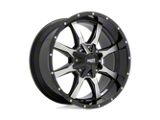 Moto Metal MO970 Gloss Black Machined Face Wheel; 20x10; -24mm Offset (99-04 Jeep Grand Cherokee WJ)