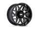 Moto Metal Turbine Gloss Black Milled Wheel; 20x9; 1mm Offset (99-04 Jeep Grand Cherokee WJ)