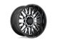 Moto Metal Warlock Gloss Black Machined with Gray Tint Wheel; 20x9; 0mm Offset (99-04 Jeep Grand Cherokee WJ)