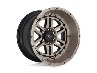 Moto Metal Deep Six Satin Black with Bronze Tint Wheel; 20x10; -18mm Offset (05-10 Jeep Grand Cherokee WK)