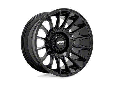 Moto Metal MO807 Gloss Black Wheel; 20x10; -18mm Offset (05-10 Jeep Grand Cherokee WK)