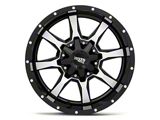 Moto Metal MO970 Gloss Black Machined Wheel; 18x10; -24mm Offset (05-10 Jeep Grand Cherokee WK)