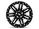 Moto Metal Razor Satin Black Machined Wheel; 20x10; -24mm Offset (05-10 Jeep Grand Cherokee WK)