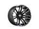Moto Metal Razor Satin Black Machined Wheel; 20x9 (05-10 Jeep Grand Cherokee WK)