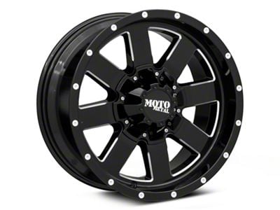 Moto Metal MO962 Gloss Black Milled Wheel; 20x9; 0mm Offset (11-21 Jeep Grand Cherokee WK2)