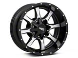 Moto Metal MO970 Gloss Black Machined Wheel; 18x10; -24mm Offset (11-21 Jeep Grand Cherokee WK2)