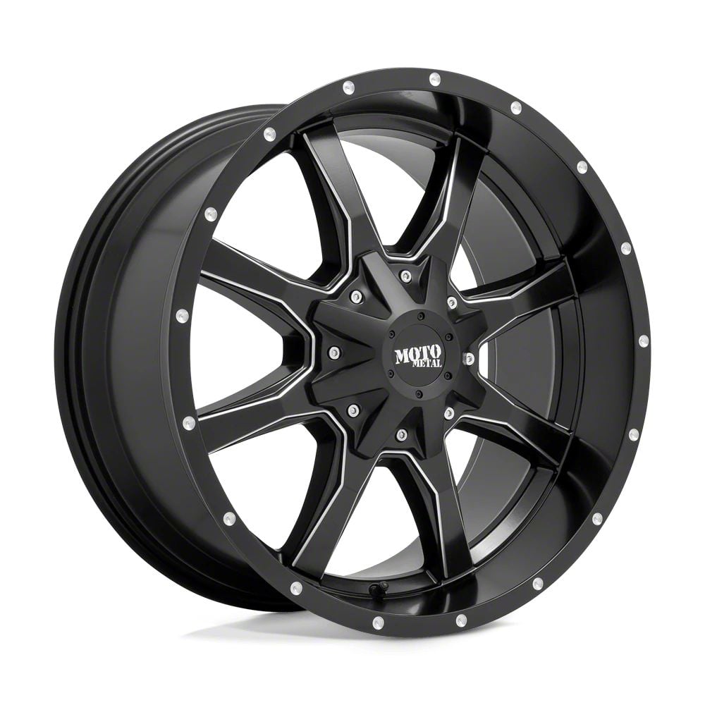 Moto Metal Jeep Grand Cherokee MO970 Semi Gloss Black Milled Wheel ...