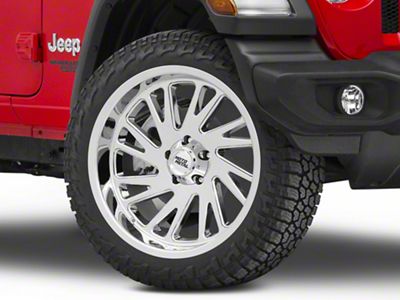 Moto Metal Combat Chrome Wheel; 20x10 (18-24 Jeep Wrangler JL)