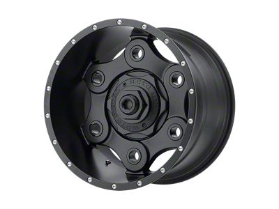 Moto Metal Link Blackout Wheel; 17x9 (07-18 Jeep Wrangler JK)