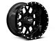 Moto Metal Siege Gloss Black Wheel; 20x12; -44mm Offset (07-18 Jeep Wrangler JK)