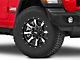 Moto Metal MO970 Gloss Black Machined Wheel; 17x8; 40mm Offset (18-24 Jeep Wrangler JL)