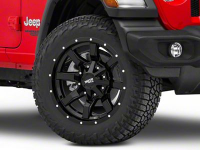 Moto Metal MO970 Gloss Black Wheel; 20x9; 0mm Offset (18-25 Jeep Wrangler JL)