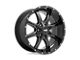 Moto Metal MO970 Semi Gloss Black Milled Wheel; 18x10 (18-24 Jeep Wrangler JL)