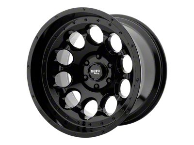 Moto Metal Rotary Gloss Black Wheel; 20x12 (18-24 Jeep Wrangler JL)