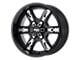 Moto Metal MO969 Satin Black with Red and Chrome Accents Wheel; 18x9; 0mm Offset (97-06 Jeep Wrangler TJ)