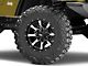 Moto Metal MO970 Gloss Black Machined Wheel; 17x8; 40mm Offset (97-06 Jeep Wrangler TJ)