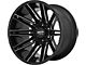 Moto Metal Kraken Gloss Black Milled 6-Lug Wheel; 20x12; -44mm Offset (16-23 Tacoma)