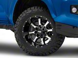 Moto Metal MO970 Gloss Black Machined 6-Lug Wheel; 18x10; -24mm Offset (16-23 Tacoma)