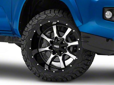 Moto Metal MO970 Gloss Black Machined 6-Lug Wheel; 20x10; -24mm Offset (16-23 Tacoma)