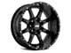 Moto Metal MO970 Gloss Black Milled 6-Lug Wheel; 18x9; 12mm Offset (16-24 Titan XD)