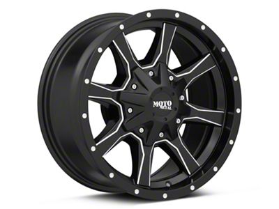 Moto Metal MO970 Satin Black Milled 6-Lug Wheel; 18x9; 18mm Offset (16-24 Titan XD)