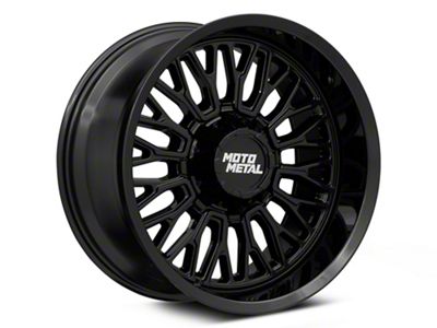 Moto Metal Stinger Gloss Black 6-Lug Wheel; 20x9; 18mm Offset (16-24 Titan XD)