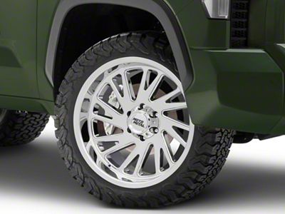 Moto Metal Combat Chrome 6-Lug Wheel; 22x10; -18mm Offset (22-24 Tundra)