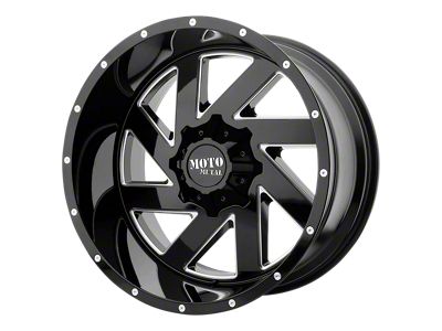 Moto Metal Melee Gloss Black Milled 5-Lug Wheel; 20x9; 18mm Offset (14-21 Tundra)