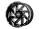 Moto Metal Melee Gloss Black Milled 5-Lug Wheel; 20x9; 18mm Offset (14-21 Tundra)