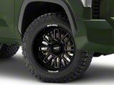 Moto Metal MO802 Gloss Black Milled 6-Lug Wheel; 20x10; -18mm Offset (22-24 Tundra)