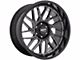 Moto Metal MO805 Gloss Black Milled 6-Lug Wheel; 20x10; -18mm Offset (22-24 Tundra)