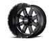 Moto Metal MO962 Gloss Black Milled 6-Lug Wheel; 18x12; -44mm Offset (22-24 Tundra)