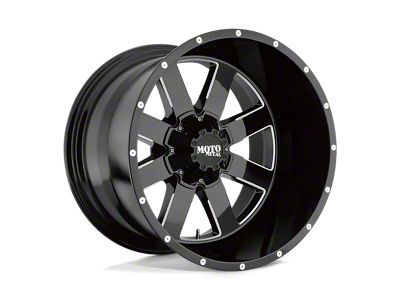 Moto Metal MO962 Gloss Black Milled 5-Lug Wheel; 18x10; -24mm Offset (14-21 Tundra)