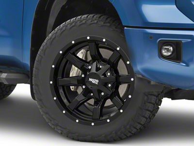 Moto Metal MO970 Gloss Black with Milled Lip 5-Lug Wheel; 20x10; 12mm Offset (14-21 Tundra)