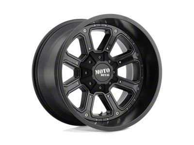 Moto Metal Shift Matte Black with Gloss Black Inserts 5-Lug Wheel; 20x9; -12mm Offset (14-21 Tundra)
