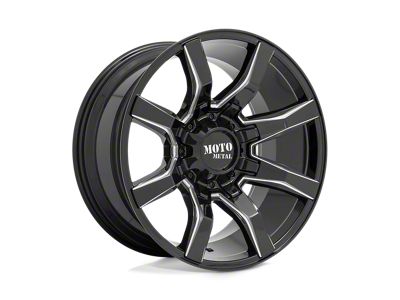 Moto Metal Spider Gloss Black Milled 5-Lug Wheel; 22x10; -18mm Offset (14-21 Tundra)