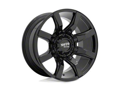 Moto Metal Spider Gloss Black 5-Lug Wheel; 20x9; 18mm Offset (14-21 Tundra)