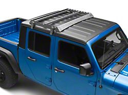 Motobilt Half Cab Roof Rack; Bare Steel (20-24 Jeep Gladiator JT w/ Hard Top)