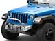 Motobilt Hammer Stubby Front Bumper with Bull Bar, Fog Light Mounts and Skid Plate; Bare Steel (20-25 Jeep Gladiator JT)