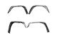 Motobilt 2-Inch Crusher Series Front and Rear Fenders; Bare Steel (07-18 Jeep Wrangler JK)