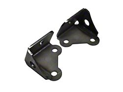 Motobilt A-Pillar Light Mounts; Black (07-18 Jeep Wrangler JK)