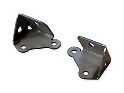 Motobilt A-Pillar Light Mounts; Black (07-18 Jeep Wrangler JK)