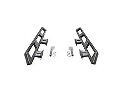 Motobilt Frame Mounted Rocker Guards for Long Arm Suspension (07-25 Jeep Wrangler JK & JL 4-Door)