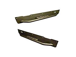 Motobilt Full Length Rocker Guards with Step; Bare Steel (97-06 Jeep Wrangler TJ, Excluding Unlimited)